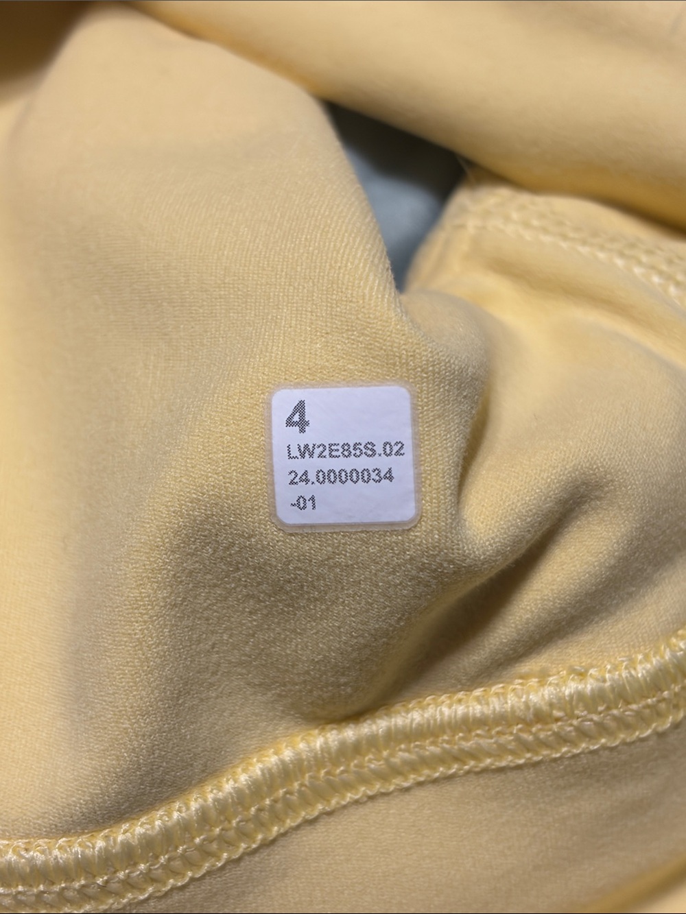 Lululemon Align Asymmetrical Bra Light Support A/B Cup Pride Swirl Yellow Size 4 - Picture 7 of 7